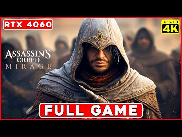 ASSASSIN'S CREED MIRAGE Gameplay Walkthrough FULL GAME [4K 60FPS PC RTX 4060] - No Commentary