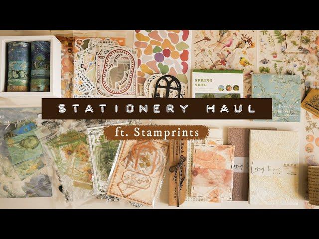 Huge Stationery Haul ft. Stamprints