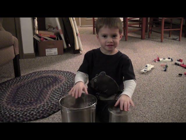 How to make a toy drum in 2 minutes