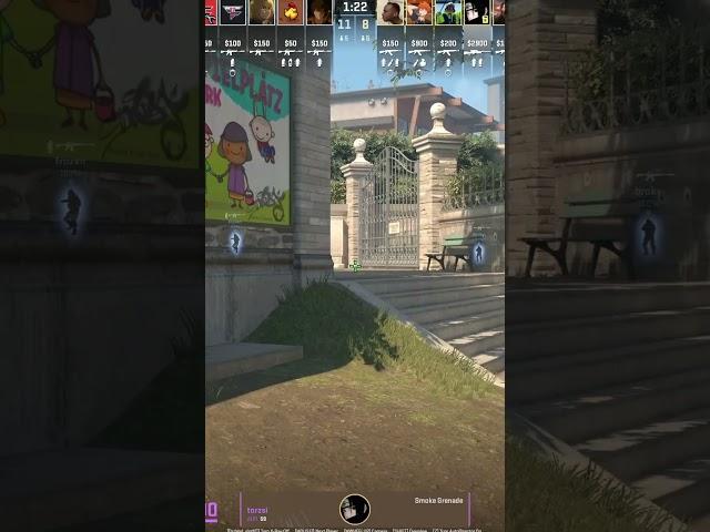 IMPORTANT SMOKE TO DEFAULT OVERPASS IN CS2