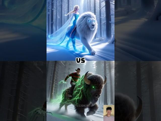 The Final Battle Between Elsa and Anna, Spider-Man Vs Freddy Krueger Grim Reaper and Batman