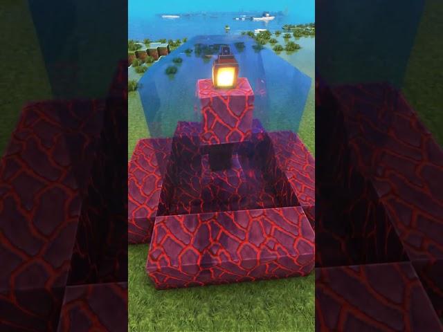 Minecraft Fountain  #shorts