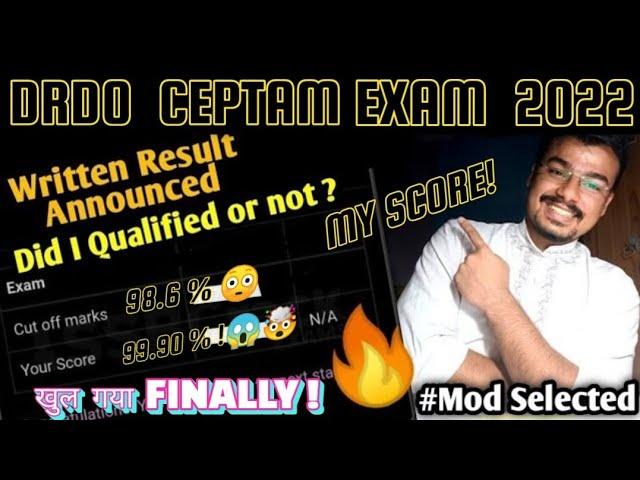 DRDO CEPTAM 10 RESULT 2022 || TECH A || STA B || OFFICIAL CUTOFF | DRDO RECRUITMENT || FINAL CUTOFF