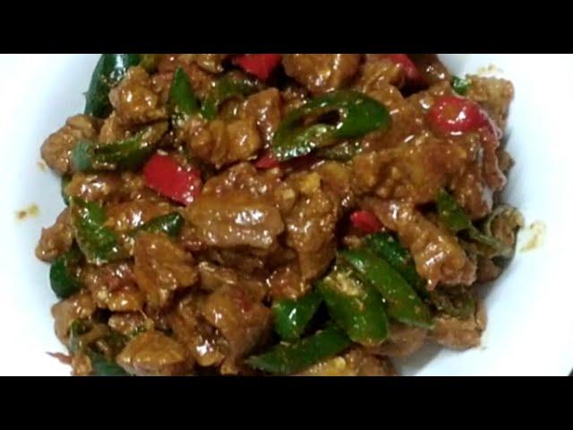 resep tumis daging cabe ijo / sajian sedap dan praktis