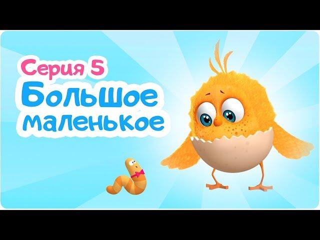 Цып-Цып - БОЛЬШОЕ МАЛЕНЬКОЕ  - 5 серия. Мультик для малышей.