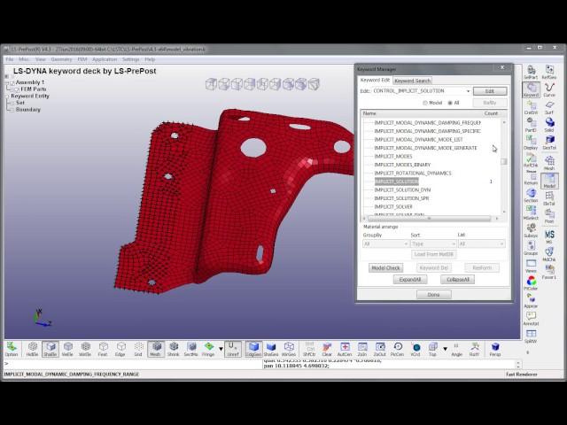 Random Vibration Fatigue Analysis in LS-DYNA. Video tutorial (full)