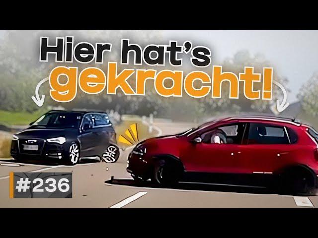 Heftiger Unfall nach Abbiegen und Audi mit über 200 km/h fährt dicht auf! | #GERMAN #DASHCAM | #236