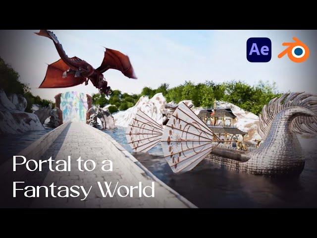 A Portal to the Fantasy World | CGI video  | Environment art