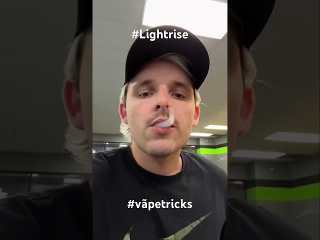 vaping tricks lightrise TB 18K   #shorts #unboxing #lightrise #lostvapelightrise