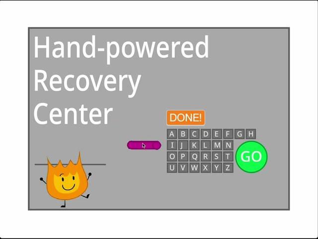 Me trying out a remake of the Hand Powered Recovery Center