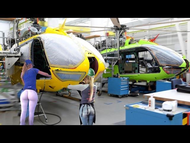 ▶️HELICOPTER PRODUCTION Line2024: Assembly plant process (Manufacturing) FACTORY