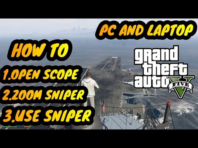 How to use sniper in gta 5