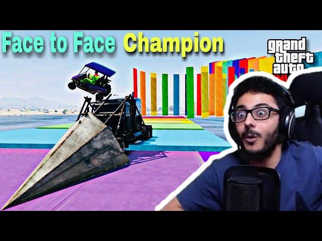 Face To Face Champion || Face To Face Race Rainbows GTA 5 || CarryMinati || CarryisLive