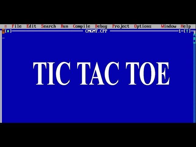 TicTacToe Game in C