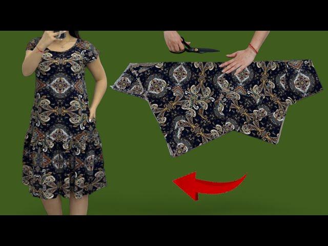 Cool Summer Dress Will Save You This Summer  Sew in Minutes ️ Even a Beginner Can Sew