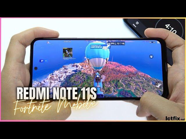 Redmi Note 11s Fortnite Mobile Gaming test Update | Helio G96, 90Hz Display