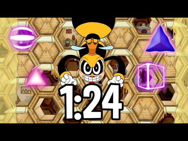 Cuphead - Rumor Honeybottoms Peashooter Only S Rank in 1:24