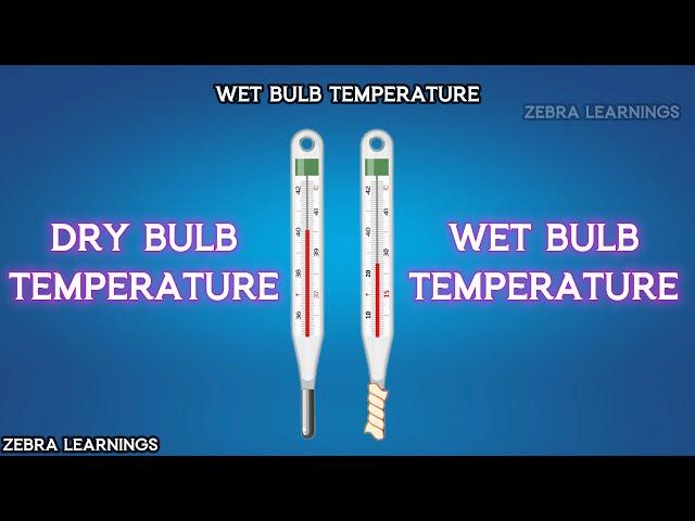 Wet Bulb Temperature Explained | Animation | #hvac #hvactraining #hvacsystem #hvacr