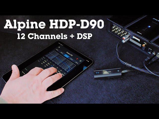 Alpine HDP-D90 12-channel amp with DSP | Crutchfield