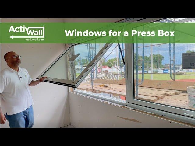 Custom Windows for a Press Box