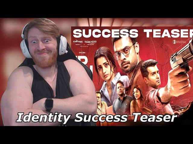 Identity Success Teaser | Tovino Thomas | Trisha | Vinay Rai | Jakes Bejoy • Reaction By Foreigner