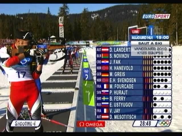 Vancouver 2010 - Biathlon - Mass start hommes (résumé)