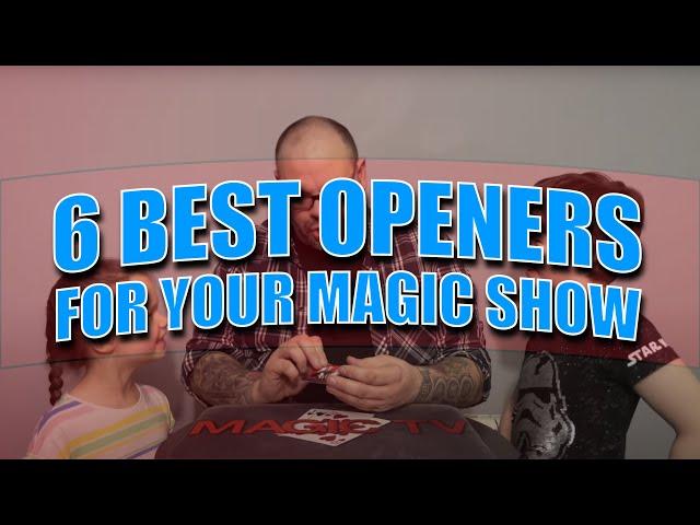 6 Best Openers For Your Next Magic Show | Magic Stuff With Craig Petty