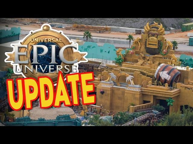 Epic Universe Construction Update | Major Progress In Super Nintendo World & Celestial Park