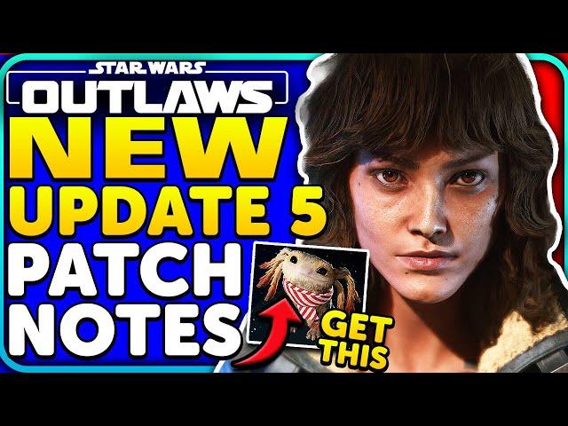 Star Wars Outlaws Update 5 is HERE! Patch Notes + NEW Cosmetic!