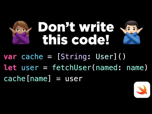 Don't write this code! (use NSCache instead )