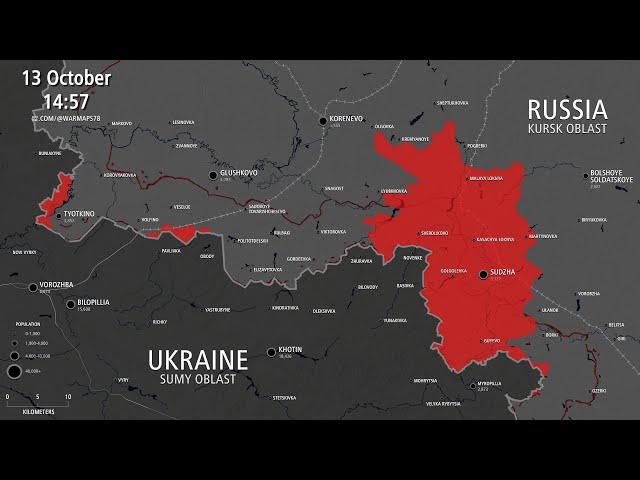 Ukraine Invasion of Russia: Kursk Attack – Every Day [Aug 6 - Oct 13]