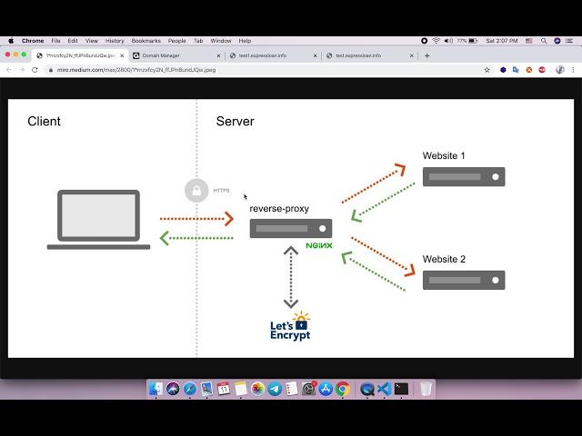 Dynamic host multiple websites on the same server and port with Docker and Nginx