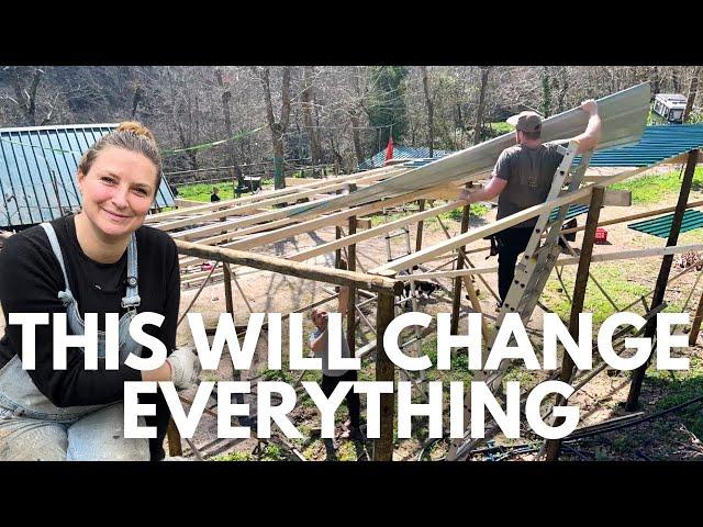 NEW BUILD On Our Off-Grid Farm | This Will Change EVERYTHING !