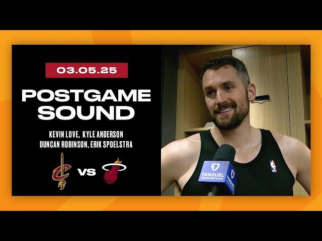 Kevin Love, Kyle Anderson, Duncan Robinson, Erik Spoelstra | Postgame Interview | March 5, 2025