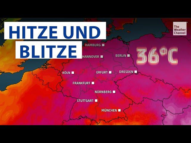 Extreme Hitze und Gewitter am Donnerstag