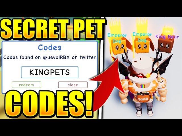 SECRET KING PET CODES IN GROW A CANDY CANE SIMULATOR! Roblox