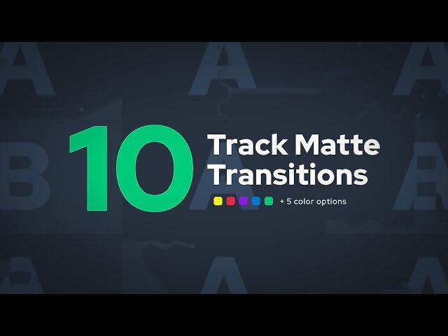 10 Free Track Matte Transitions - Download For OBS & Streamlabs