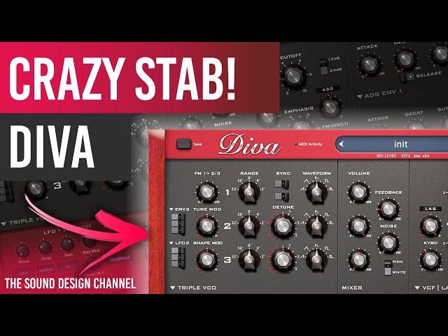 DIVA Tutorial | Huge Stab, Melodic Techno | Anyma, Afterlife