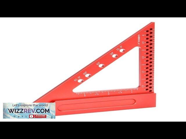 Fonson Tools 3 inch / 4 inch Carpenter Triangle Ruler Rafter Square Review