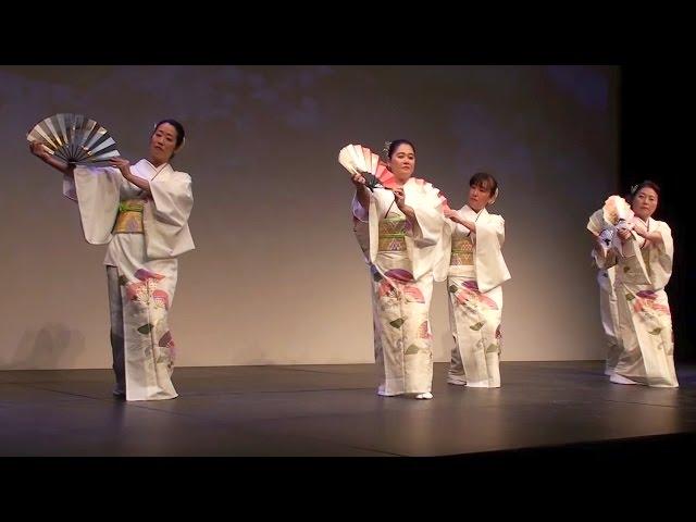 Japanese Folk Dance (Odori) at Haru Matsuri Toronto - 春祭り 2014 日系文化会館