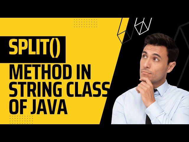split() method  string class Java | java methods | split method | java tutorial | java split method