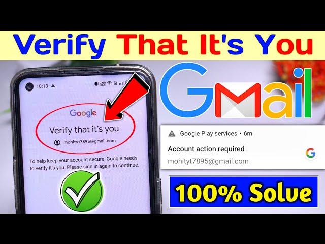 verify that it's you | verify it's you | verify that it's you gmail problem | google verify it's you