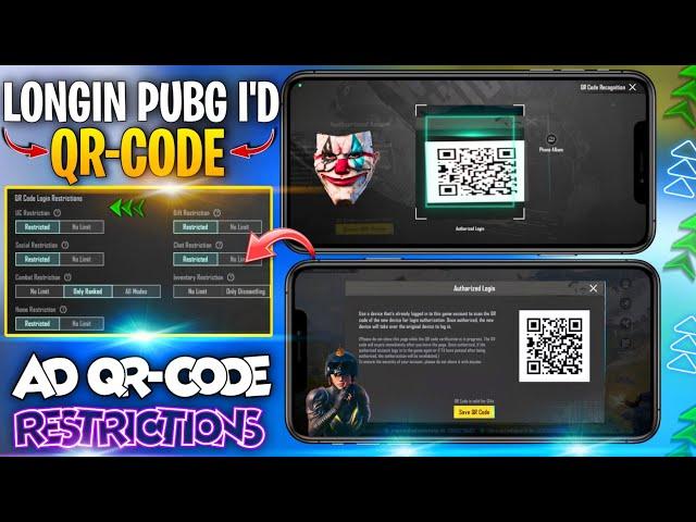  New QR Code Authorized Login System In PUBG | How To Login PUBG I'd Using QR Code