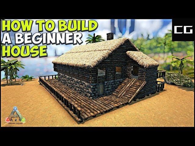 ARK: Survival Evolved (How To Build A Beginner House)