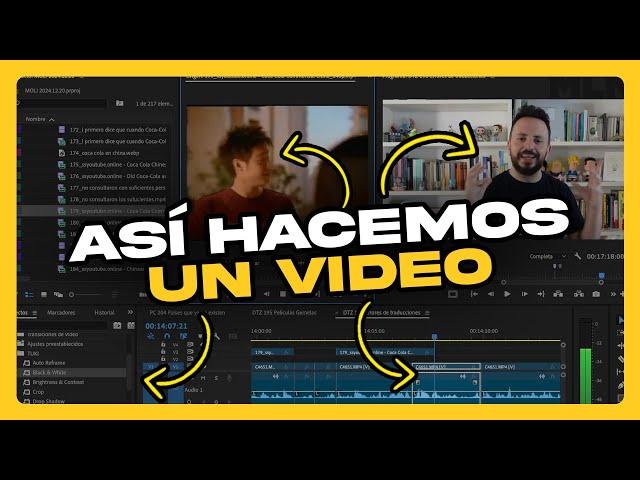 Así hacemos un video de YouTube (te muestro TODO el proceso)