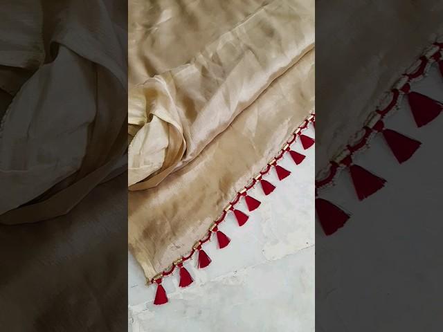 Simple and easy saree kuchu design //Sudha creations//