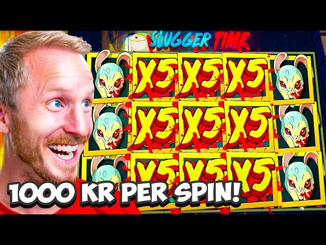 Spelar Slugger Time med 50 000 kr på Jalla Casino!