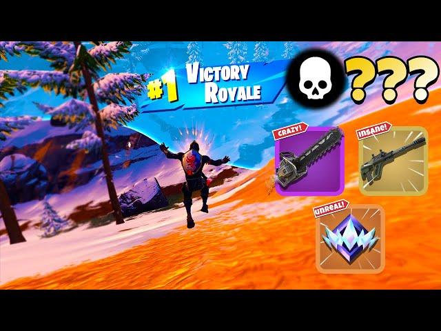 High Elimination Unreal Ranked Solo Zero Build Win Gameplay (Fortnite Fortnitemares 2024)