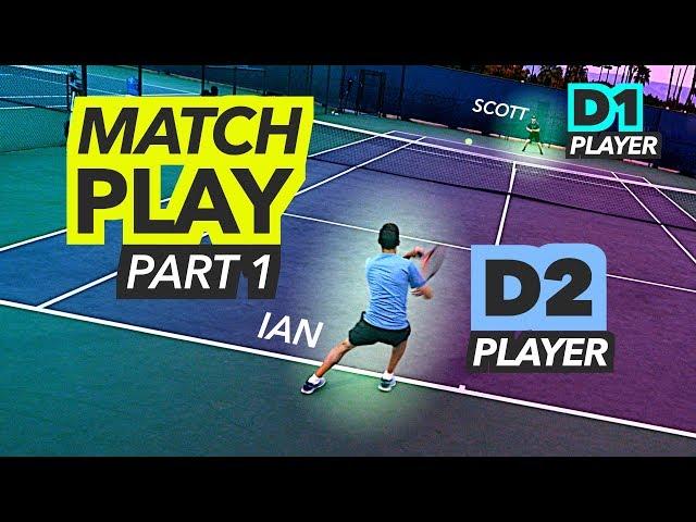 NTRP 5.0 Tennis Match Play - PART 1 (Ian vs Scott)