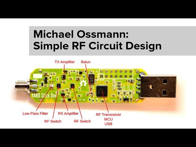 Michael Ossmann: Simple RF Circuit Design